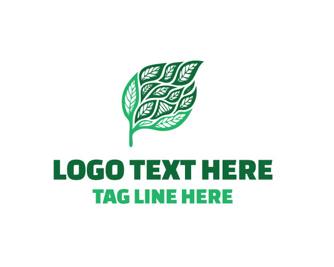  Sustainable Leaves Flag Logo
