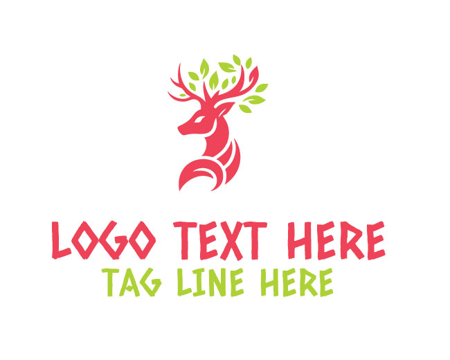 Woodland Nature Deer Logo