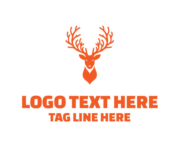 Deer Serenity Tree Logo