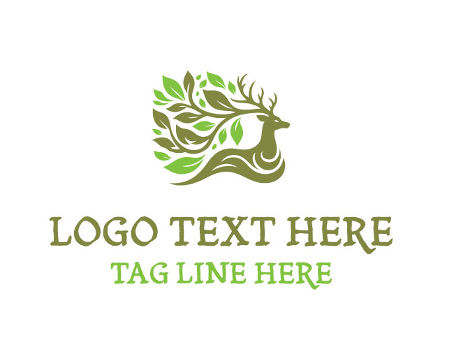 Deer Wild Nature Logo