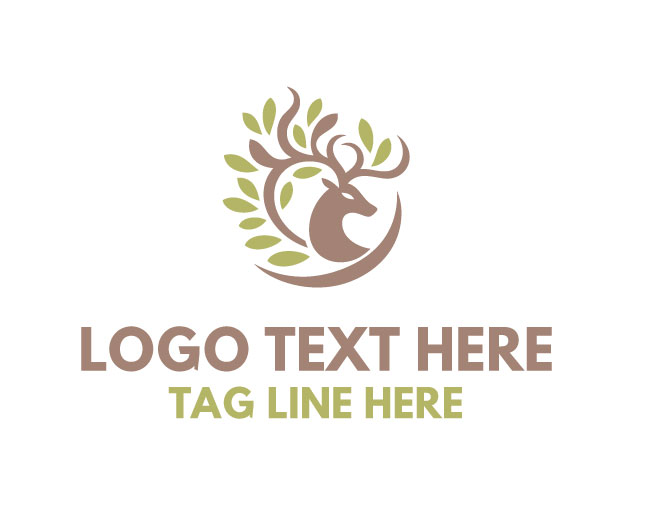 Nature Deer Essence Logo