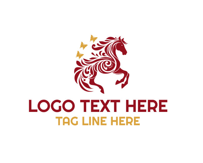 Floral Horse Logo