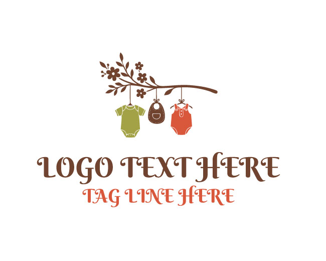 Kids Boutique Fashion Logo