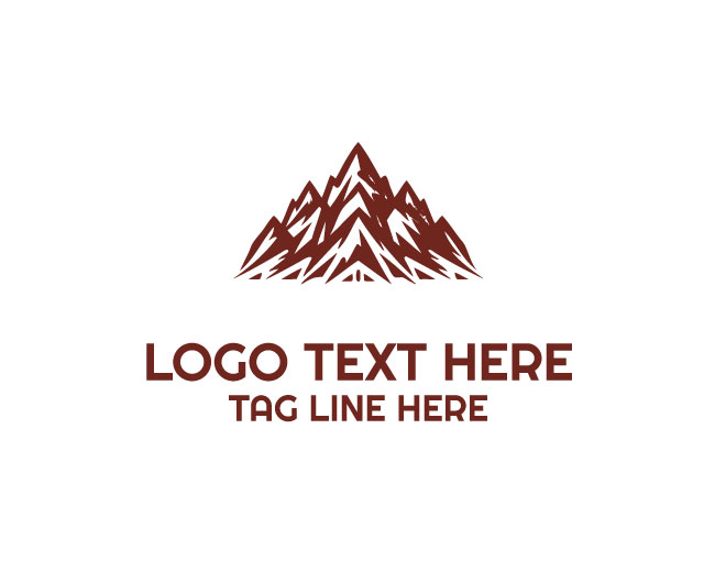  Hiking Mountain Logo