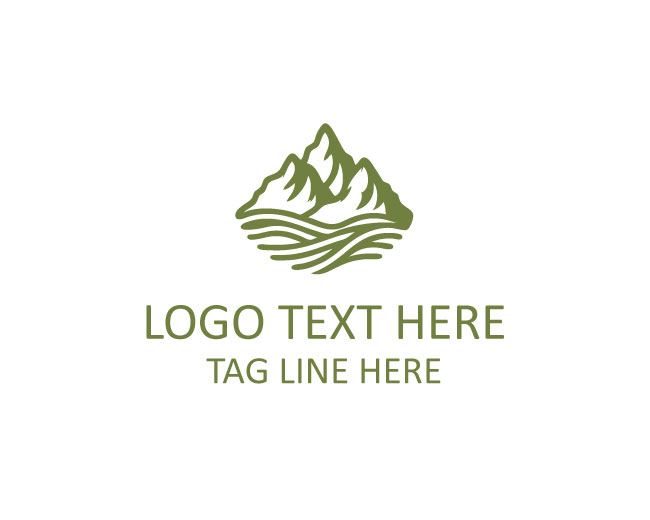Mountain Sunrise Badge Logo