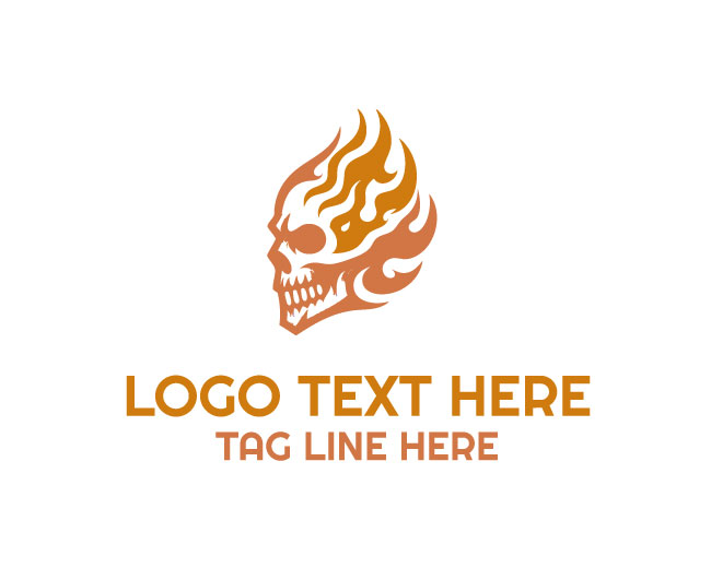 Inferno Skull Logo