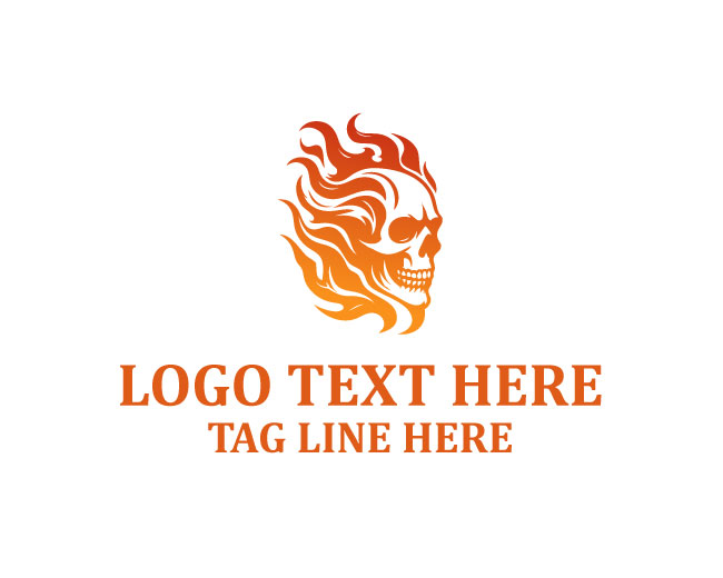 Skull Firestorm Logo