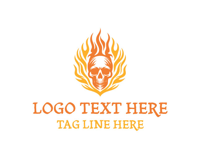 Devil Skull Blaze Logo