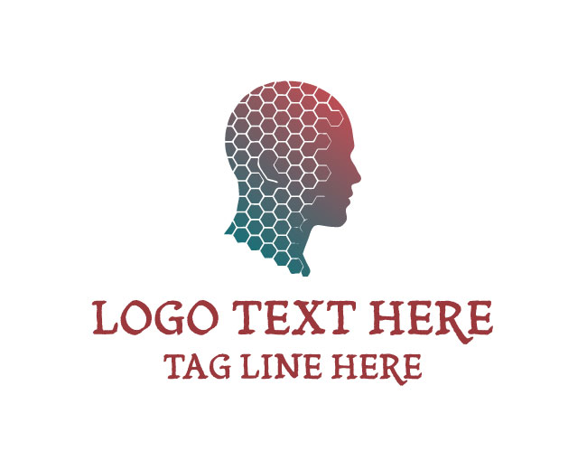 Futuristic Face Logo