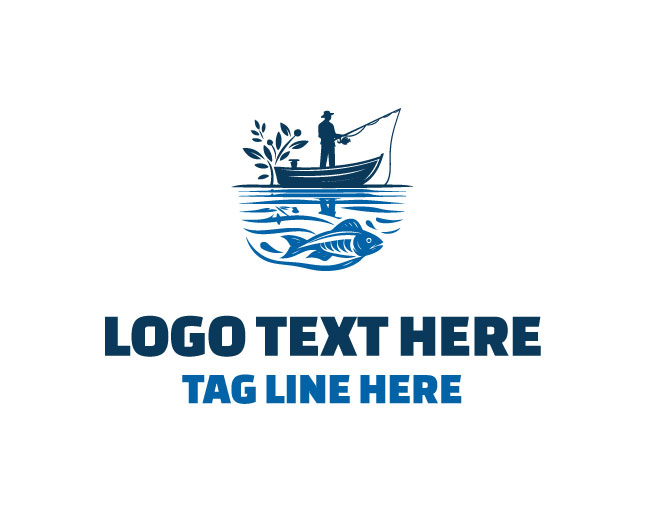Fishing Man Logo