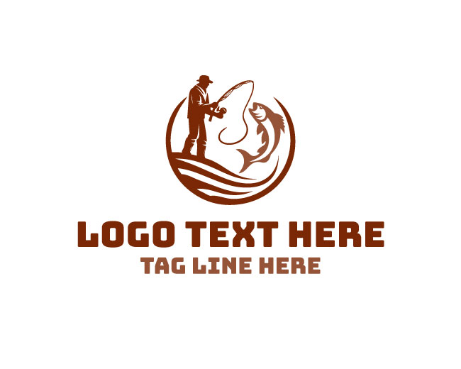 Angler Man Logo