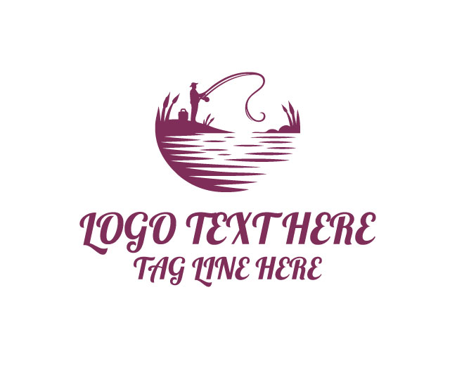 River Fishing Logo