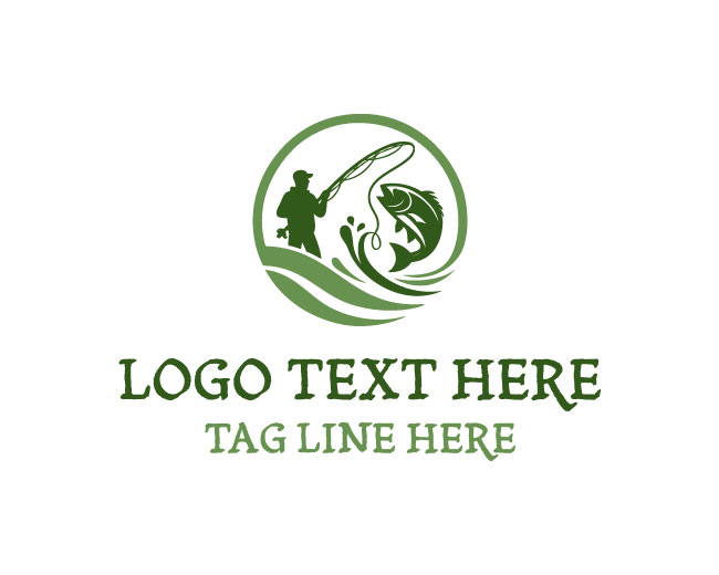 Deep Sea Fishing Logo