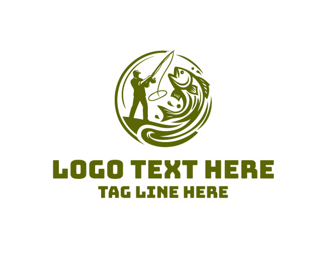 Fishing Man Logo