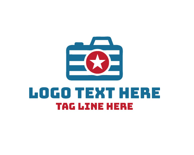 Creative American Camera Logo