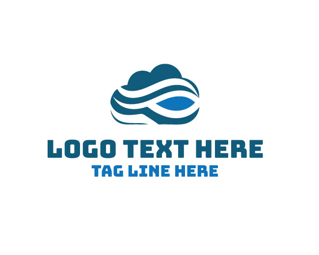 Dark Blue Cloud Logo