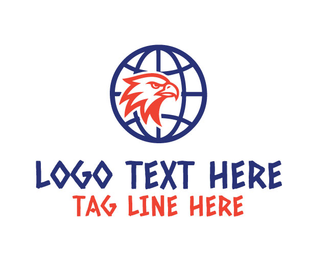 Majestic Globe Eagle Logo