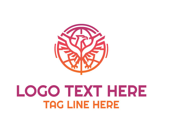Infinite Eagle Globe Logo