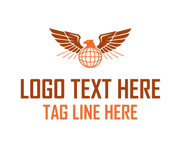Modern Planet Eagle Logo