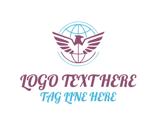Eagle Planet Crest Logo