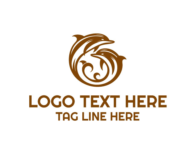Circular Koi Harmony Logo