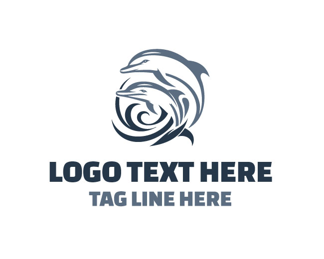 Elegant Koi Twin Logo