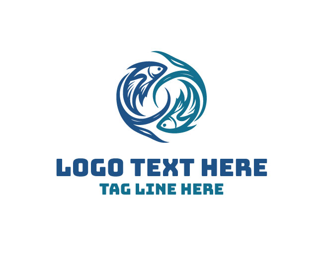 Twin Spirit Fish Logo
