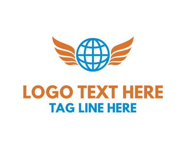  Wings Around Globe Logo