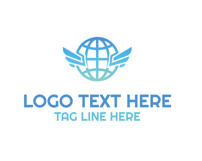Globe Wings Vision Logo