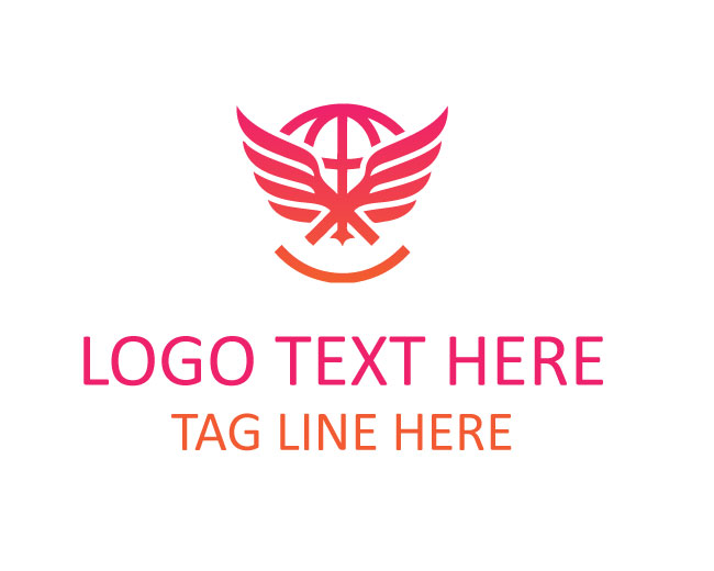 Globe Wings Motion Logo