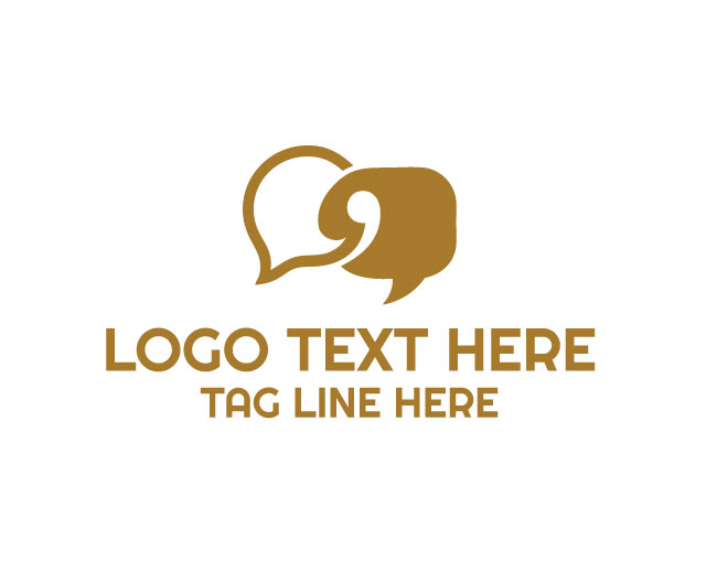 Unique Chat Logo