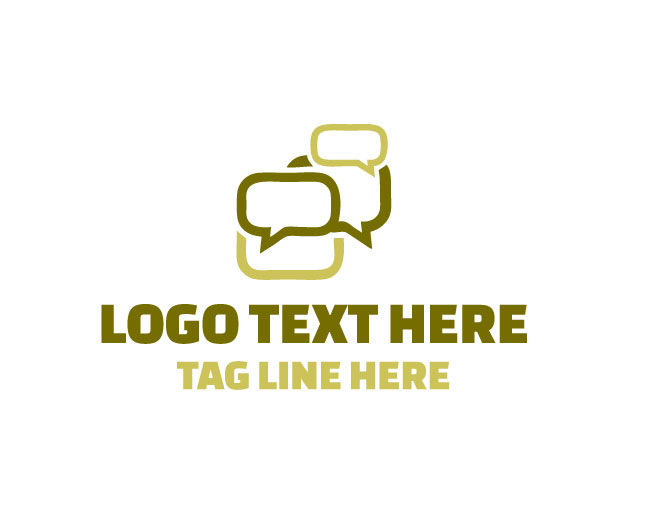  Modern Chat Logo