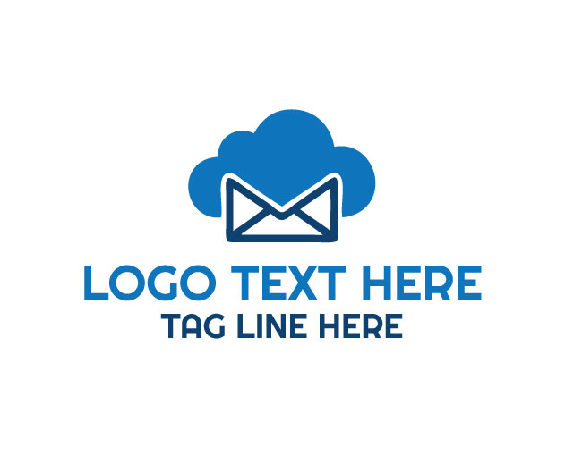  Modern Cloud Mail Logo