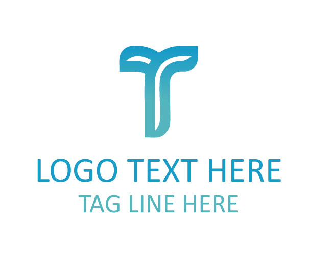 Futuristic T Letter Logo