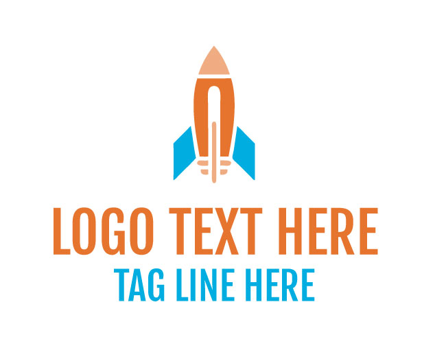 Dynamic Launch Rocket Logo