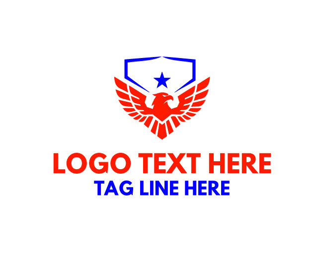 Soaring Liberty Eagle Logo