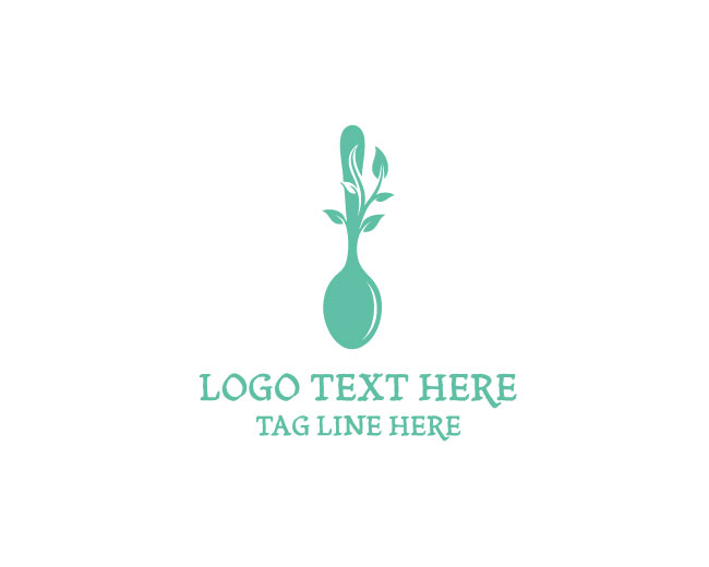 Leaf Spoon Logo