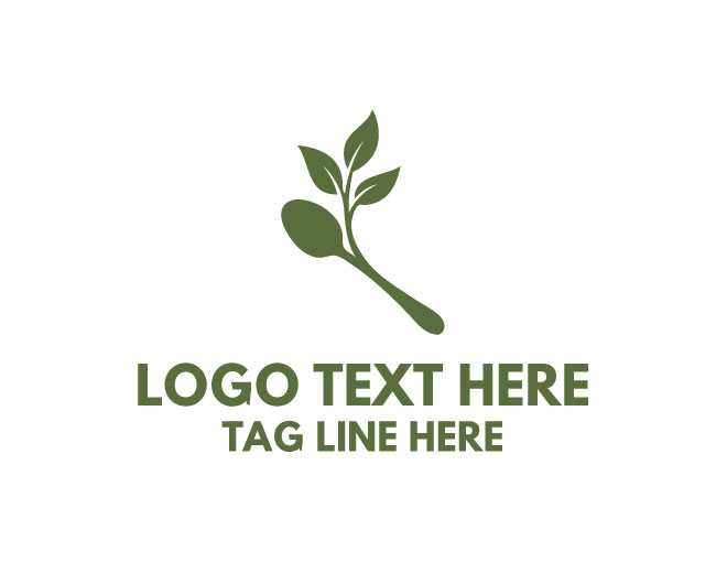 Clean Eating Spoon Logo