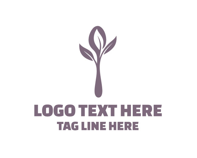 Eco Food Spoon Logo