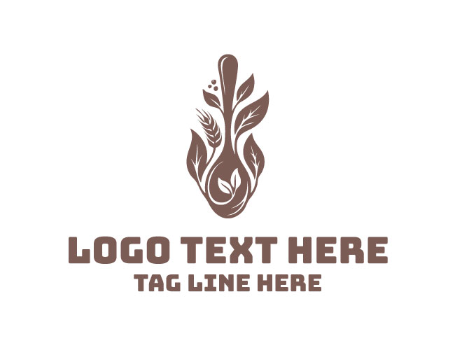 Organic Veggie Spoon Logo