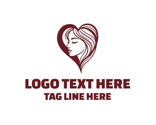 Natural Beauty Love Face Logo