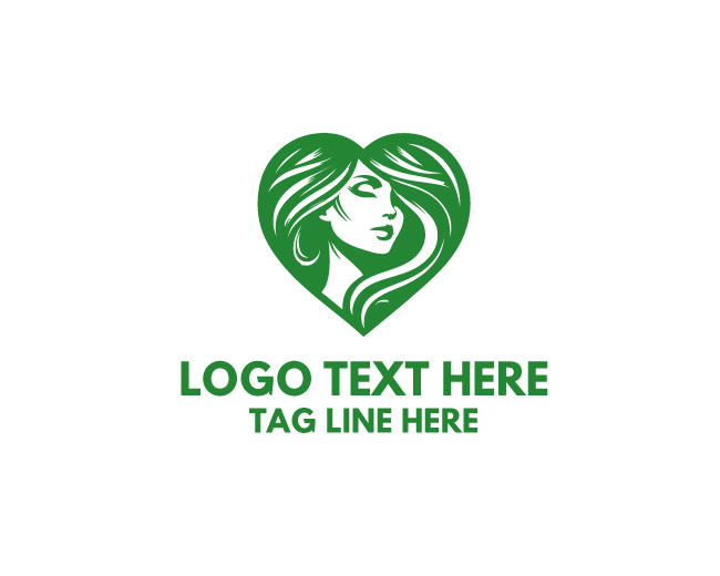 Beauty Heart Face Logo