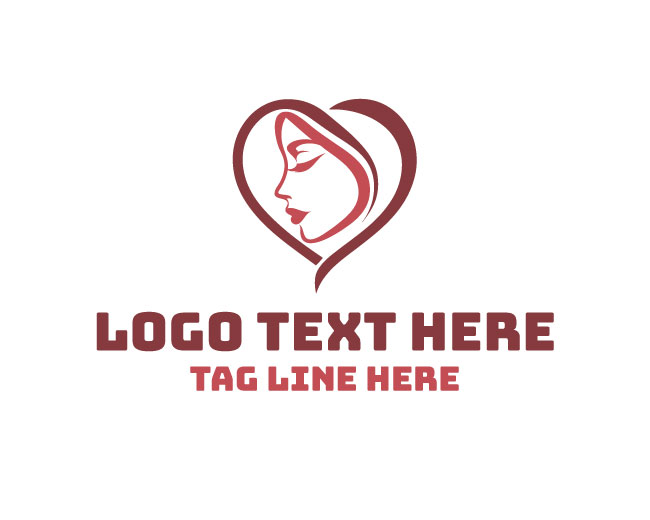 Chic Beauty Love Face Logo