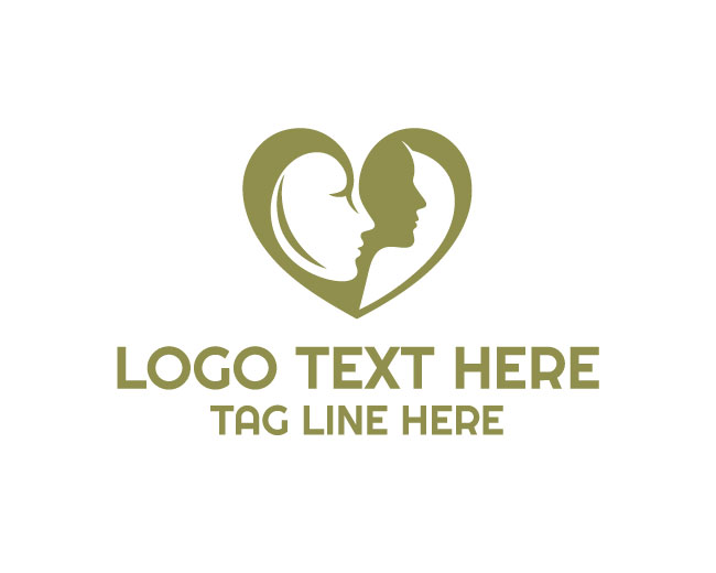 Wellness Beauty Love Face Logo