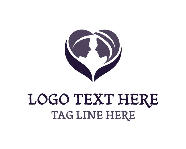  Crystal Beauty Love Face Logo