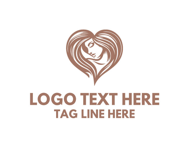 Serene Beauty Love Face Logo