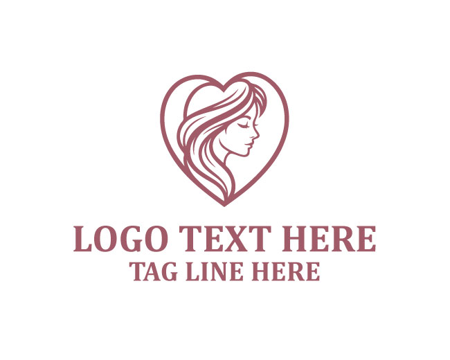Angel Beauty Love Face Logo