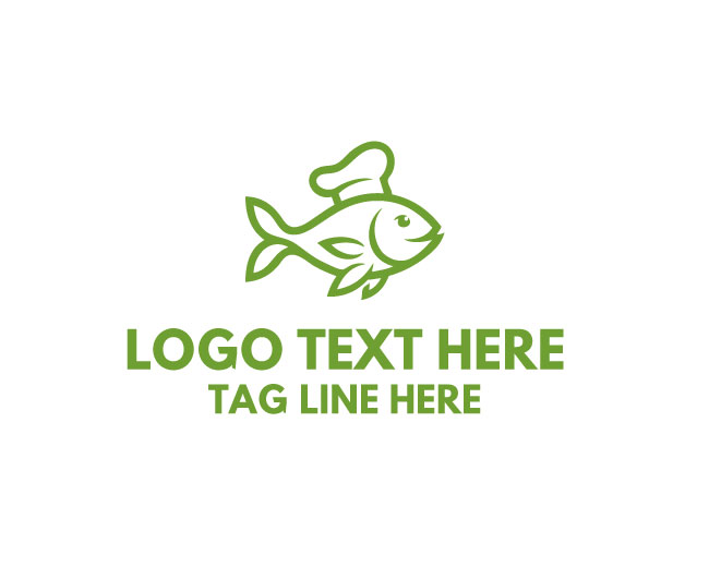 Anchor Chef Fish Logo