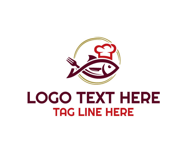 Spicy Chef Fish Logo