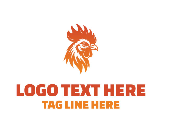  Artistic Rooster Logo